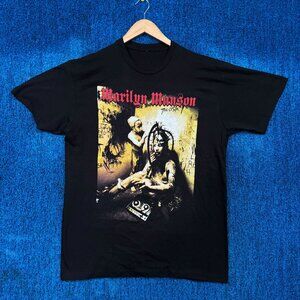 Marilyn Manson “Mechanical Animals” Graphic Metal T-Shirt Size Large